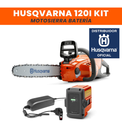 ≫ Kit batería 120i Motosierra 120i Batería y Cargador Husqvarna - Tienda  Husqvarna