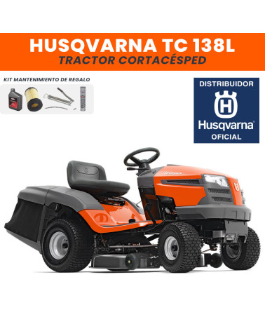 Tractor cortacésped Husqvarna TC 138L 452cc Loncin 97cm