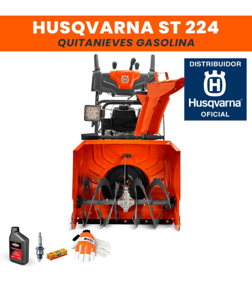 Quitanieves gasolina Husqvarna ST 224 61cm 212cc
