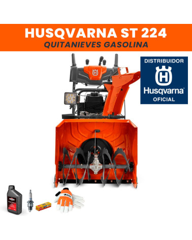 Quitanieves gasolina Husqvarna ST 224 61cm 212cc