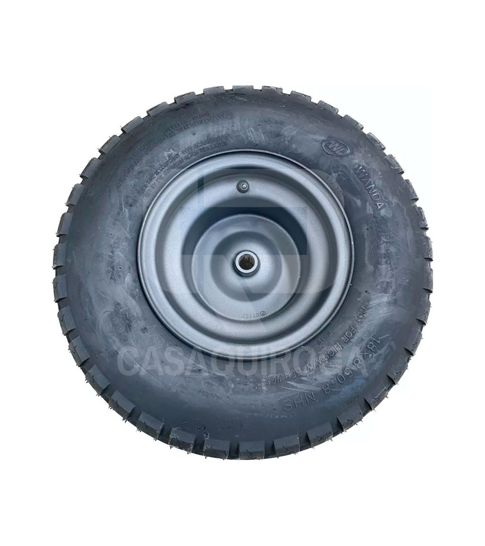 Neumático - rueda completa trasera para tractores Stiga 18"