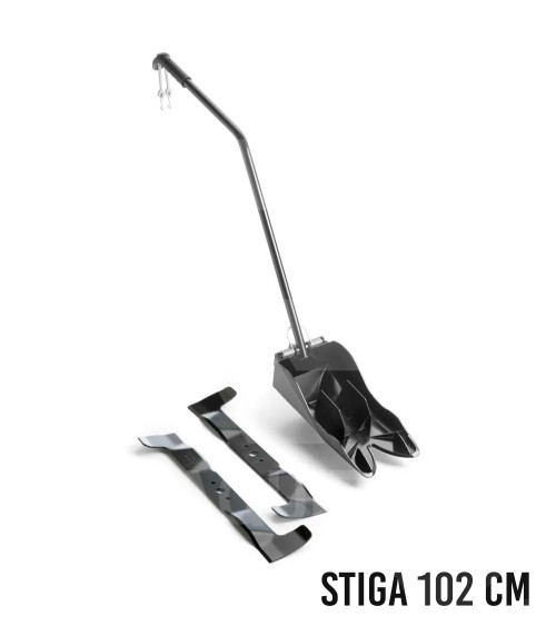 Kit de mulching con cuchillas 102 cm para Stiga Estate 7102 9102 (plataforma 120cm)