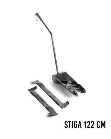 Kit de mulching con cuchillas 122 cm para Stiga Estate 7122 9122 (plataforma 122cm)