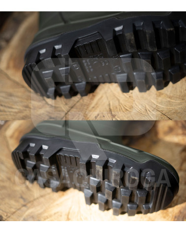 Botas de agua Dunlop Thermo+ Verde con puntera C662933