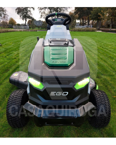 Tractor cortacésped eléctrico mulching EGO 56V 98cm