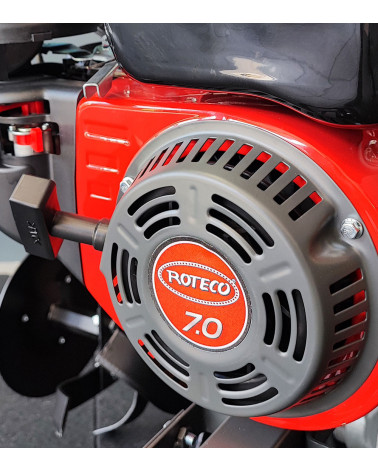 Motoazada gasolina Roteco Europa 1100 semi-profesional sin correas (con ruedas y arado)